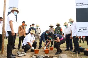 Gubernur Arinal Lakukan Peletakkan Batu Pertama Pembangunan ATMI