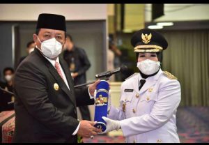 Gubernur Lampung Arinal Djunaidi Lantik Haryati Chandralela Sebagai Wakil Bupati Mesuji