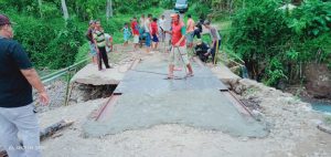 Bupati Percepat Perbaikan Jembatan Putus Desa Wiyono