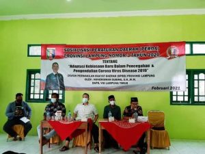 Di Dapil, Noverisman: Sosialisasi Perda Nomor 3 Tahun 2020 tentang Adaptasi Kebiasaan Baru dalam Pencegahan dan Pengendalian Corona Virus Disease 19