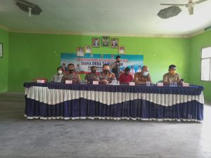 Kapolsek Simpang Pematang  Imbau Masyarakat Patuhi Prokes dan Sampaikan Vaksinasi di Mesuji