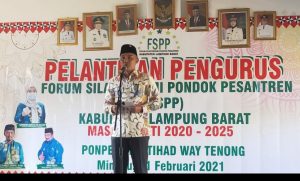 Pengurus FSPP Lambar Dilantik, Bupati Parosil Minta Dukungan Pembangunan di Lambar