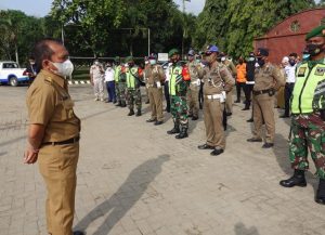 Pemkab Lamteng Bersama Forkopimda Operasi Yustisi Prokes