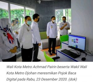 Pemkot Metro Resmikan “Pacodi” di Area Taman Merdeka