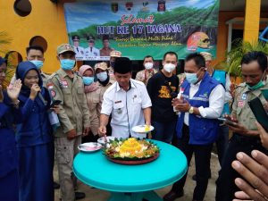 Di HUT Ke-17 Tagana, Pesan Iswantoro : Selalu Proaktif Jalin Koordinasi Dengan Aparat Desa
