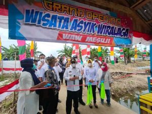 Waw, Wisata Asik Wiralaga Diresmikan Bupati Mesuji, Yuk Coba Kesana
