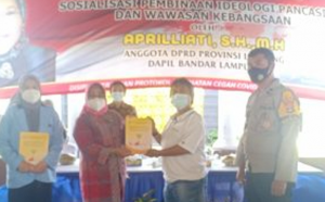 Aprilliati Gelar Sosialisasi Pembinaan Ideologi dan Wawasan Kebangsaan