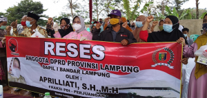 Aprilliati Gelar Reses di Bandar Lampung
