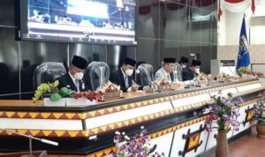 DPRD Paripurnakan SK Rekomendasi LKPJ Wali Kota Metro TA 2020