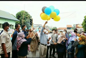 Wali Kota Metro Wahdi Resmikan Pasar Takjil di Purwosari