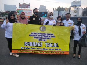 DPD LIN Berbagi Takjil Dan Siap Kawal Masyarakat Menengah Kebawah