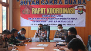 Polres Lamteng Persiapkan Operasi Ketupat Krakatau 2021