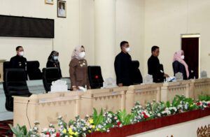 DPRD Tuba Paripurnakan Penyampaian Rekomendasi LKPJ Bupati TA 2020