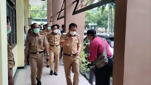Hari Peratama Kerja, Walikota Metro Bersama Wakilnya Pantau ASN dan Gedung di Pemkot Metro