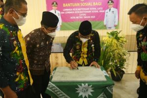 Wali Kota Metro Minta LKS dan LKSA Dukung Penanganan Sosial di Kota Metro