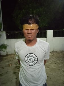 Pelaku Di Amankan Polsek Padang Cermin Akibat Bawa Sabu