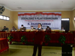 Aries Sandi DP Hadiri Sosialisasi 4 Pilar Anggota DPR Zulkifli Anwar