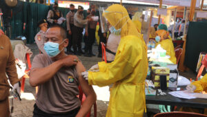 Kapolres Lamteng Optimis Dengan Vaksinasi Lamteng Capai “Herd Immunity”
