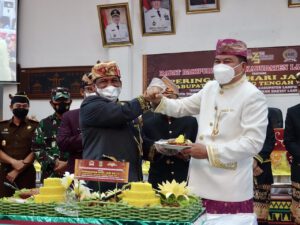 DPRD Lamteng Gelar Paripurna Peringati HUT Ke-75 Kabupaten Lamteng