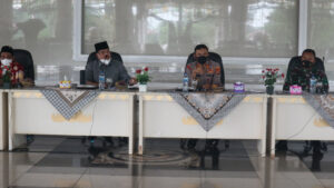 Polres Lamteng dan Pemda Jalin Koordinasi Penanganan Covid-19