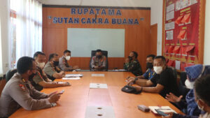 Kapolres Lamteng Pimpin Rapat Koordinasi Penanganan Covid-19 dan Vaksinasi