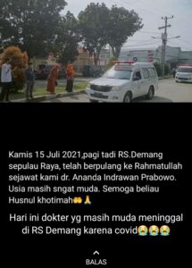 Diduga Terpapar Covid-19, Satu Dokter dan Dua Ibu Hamil Meninggal Dunia di Hari Yang Sama