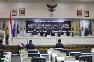 DPRD Lampung Gelar Paripurna Penyampaian KUPA APBD dan PPAS Perubahan APBD Tahun 2021