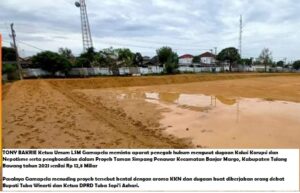 Proyek Taman Simpang Penawar Diduga Sarat KKN, Ini Klaim Kabid CK Latief