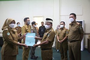 371 PNS Lamtim Naik Pangkat menjadi Golongan III/D, Ini Pesan Bupati Dawam