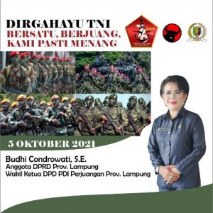 HUT TNI ke-76, ini Harapan Budhi Condrowati
