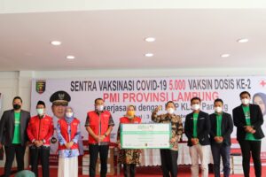 PMI Provinsi Lampung Terima Bantuan Alat Kesehatan dari GRAB Indonesia