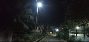 Sudah Diperbaiki, 15 Titik Lampu Jalan di Gria Nuansa Kembali Menyala