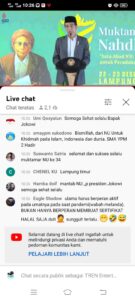 Pesan Sejuk Presiden Jokowi Buka Muktamar NU ke 34 di Lampung
