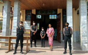 Cegah Aksi Terorisme Jelang Nataru, Satuan Samapta Polres Tuba Gelar Patroli dan PAM