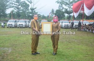 Peringati HKN Ke-57, Pemkab Tuba Terima Penghargaan ODF dari Gubernur Lampung