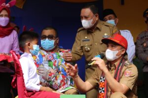 Vaksinasi Covid-19 Anak di Lambar Dimulai