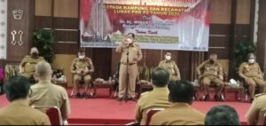 Pemkab Tuba Beri Penghargaan Kampung dan Kecamatan Lunas PBB-P2