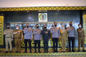 Ketua DPRD Minggrum Gumay Sambut Silahturahmi Kabid Humas Polda Lampung