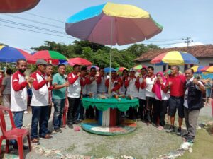 Ketua DPC LPM Kecamatan Panjang Apresiasi Pasar Kuliner ” Ratu Empok” UMKM di Kelurahan Srengsem