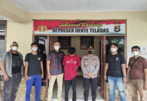 Seorang Pemuda Bandar Narkotika Ditangkap Polsek Dente Teladas
