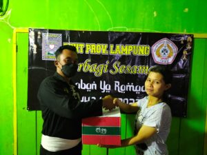 PSHT Provinsi Lampung Berikan Bansos Kepada Anggota dan Masyarakat