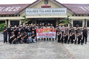 5 Titik Penempatan Tim Anti Begal Polres Tulang Bawang