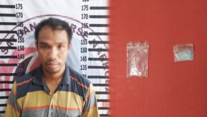 Nyambi Jadi Pengedar Narkotika di Menggala Kota, Seorang Buruh Ditangkap Polisi