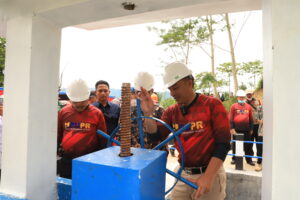 Implementasi Program Mensejahterakan Petani, Parosil Resmikan Bendungan Way Haru