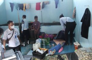 Lapas Kelas IIB Way Kanan Razia Kamar Napi Untuk Deteksi Gangguan Kamtib