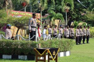 Kapolres Tulang Bawang Pimpin Sertijab Empat Kasat dan Satu Kapolsek