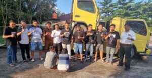 Ungkap Curat Mobil Truk di Banjar Margo, Polisi Tangkap Pelaku dan Penadah di Riau