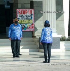 Sekda Tuba wakili Bupati Tuba Winarti menjadi inspektur Upacara pada Peringatan Hari Kebangkitan Nasional ke -144