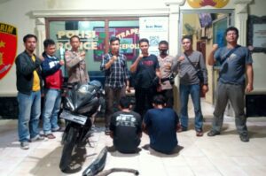 Pelaku Curanmor Beserta Pembelinya Ditangkap Polsek Banjar Agung
