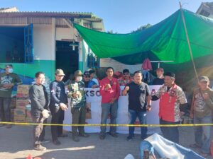 Paguyuban Pandawa, GML Lampung dan Komunitas WLC Berikan Bansos kepada Korban Kebakaran